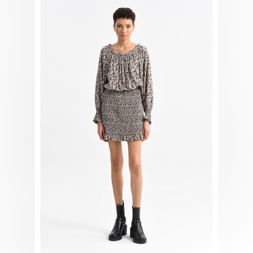 Molly Brakken Smocked Mini Dress